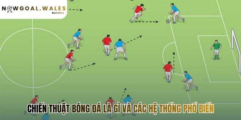 Chiến thuật bóng đá thể hiện qua các hệ thống nổi tiếng